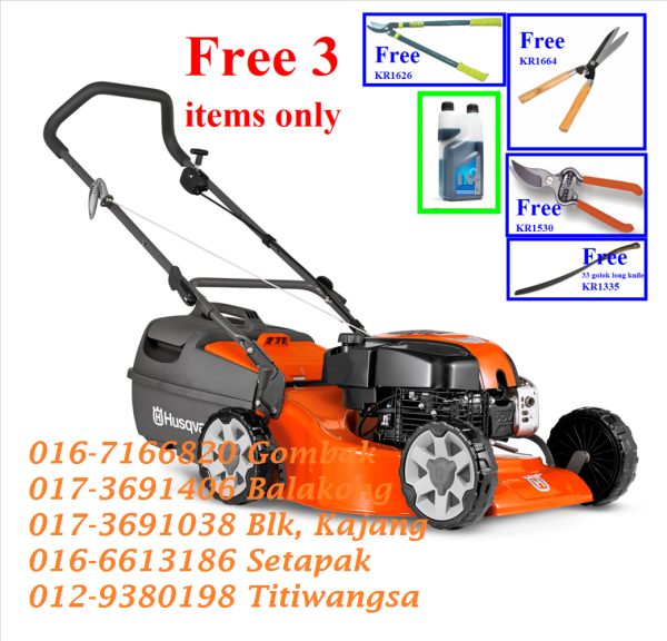 Husqvarna Petrol Lawn Mover LC219P 161cc 480mm (Original Sweden Brand) ID33061    Husqvarna  Agricultural Selangor, Malaysia, Kuala Lumpur (KL), Seri Kembangan, Setapak, Kajang Supplier, Suppliers, Supply, Supplies | Knight Auto Sdn Bhd