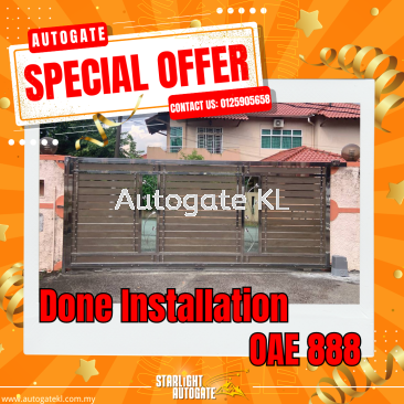 25 March 2024 AutoGate Offer Promo Auto Gate Model: OAE 888, Klang, Taman Sentosa, Taman Sri Andalas, Taman Klang Ria, Taman Sri Sentosa, Bandar Botanik, Taman Sri Delek, Bandar Bukit Tinggi 2