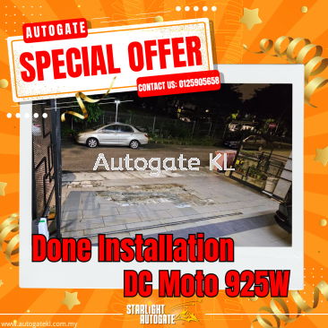 26 March 2024 AutoGate System Offer Auto Gate Model: DC Moto 925W, Ampang Jaya, Taman Muda, Pandan Perdana, Pandan Jaya, Taman Seraya, Taman Mawar, Taman Sri Watan