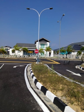 speed limit sign / stop sign / yield sign / no parking sign / no u-turn sign / one way sign / road work ahead sign at telok panglima garang / pulau carey / sungai raba / jenjarom / banting