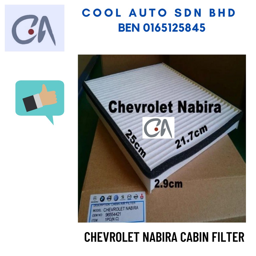 🔥READY STOCK 🔥CHEVROLET NABIRA CABIN FILTER