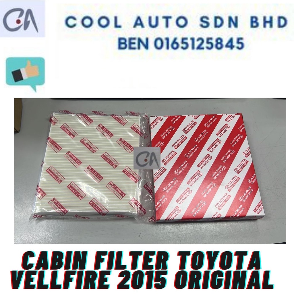 🔥READY STOCK 🔥 CABIN FILTER VELLFIRE 15 ORIGINAL