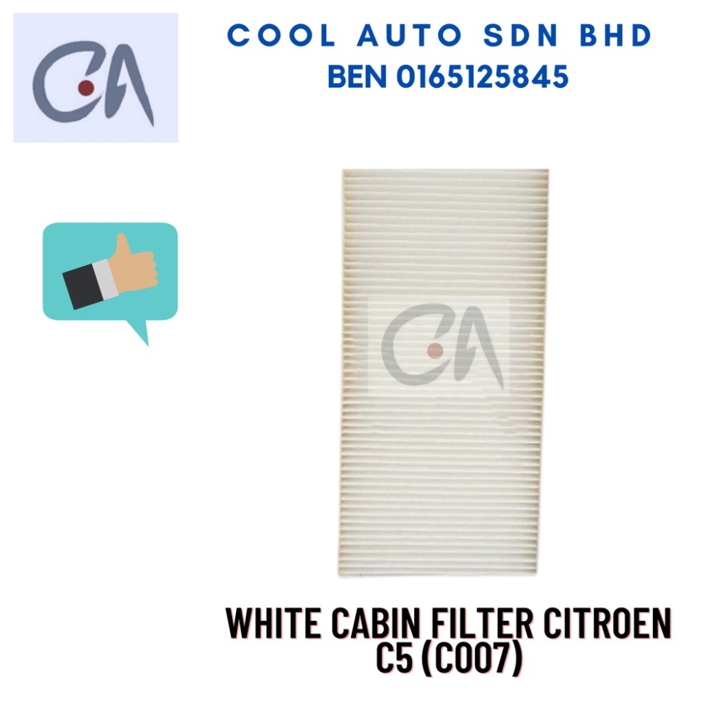 🔥READY STOCK 🔥WHITE CABIN FILTER CITROEN C5 (C007)(3330)