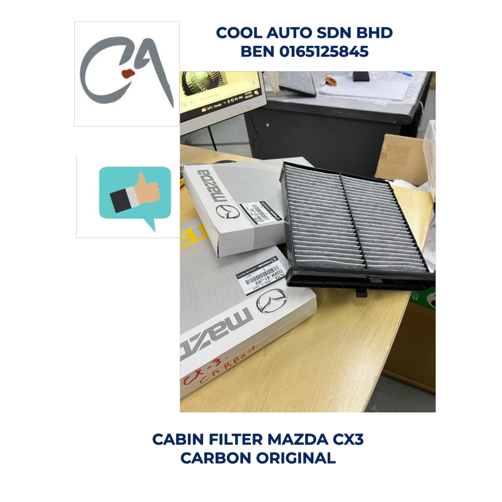 🔥READY STOCK 🔥MAZDA 2/3 2015 MADZA CX3 CARBON ORIGINAL / FORD FIESTA ST 2013 CABIN FILTER