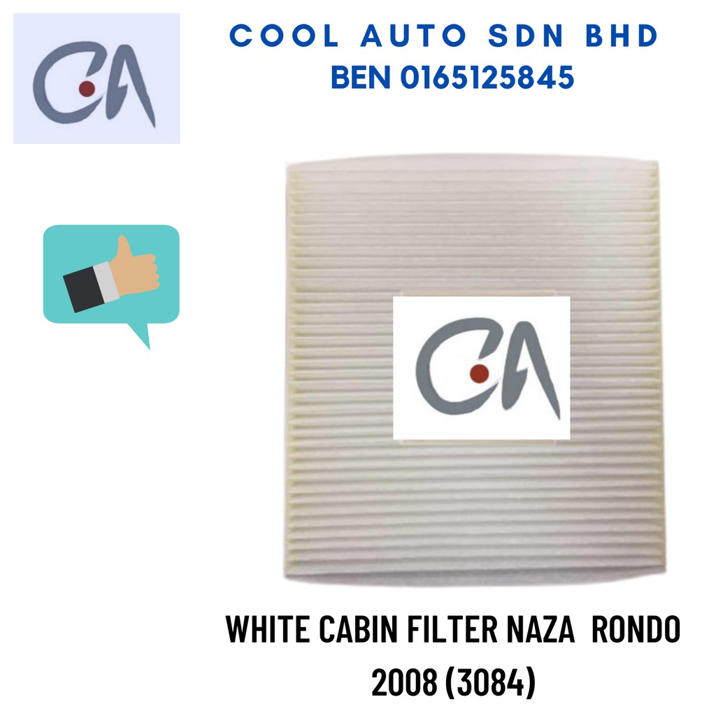 🔥READY STOCK 🔥WHITE CABIN FILTER NAZA RONDO(3084)