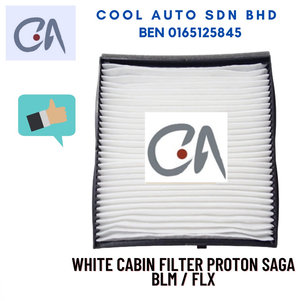 🔥READY STOCK 🔥WHITE CABIN FILTER PROTON SAGA BLM / FLX(3104)