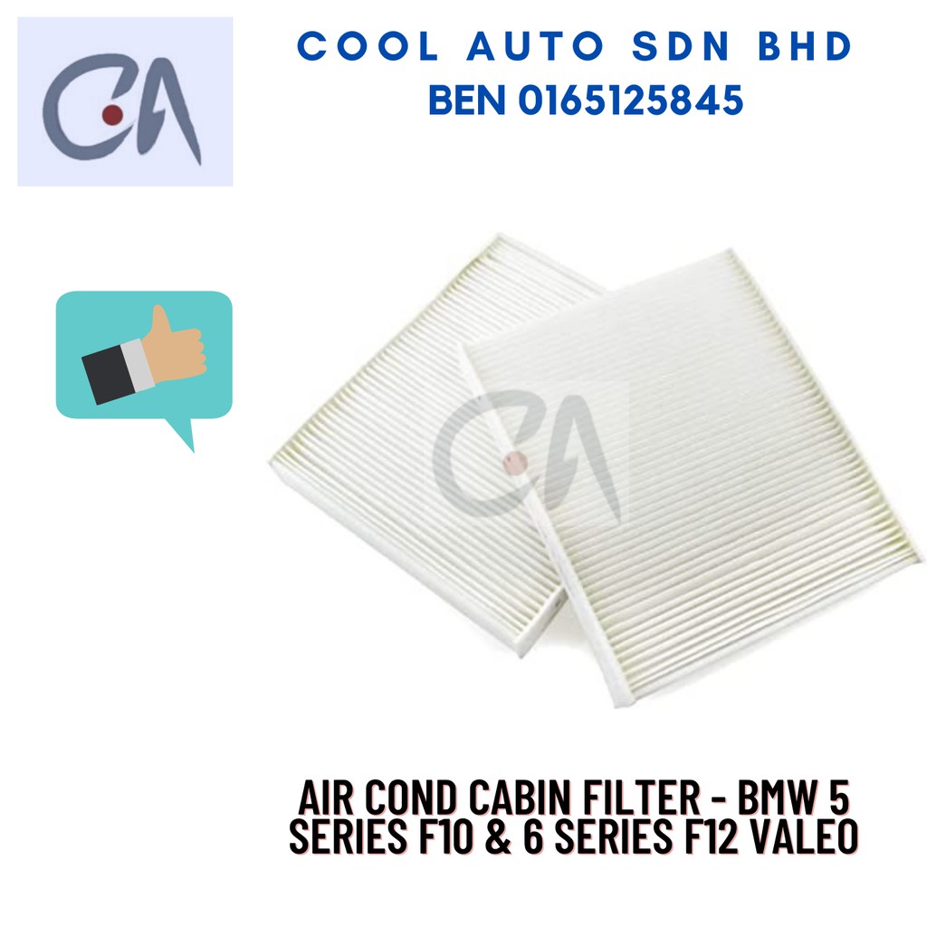 🔥READY STOCK 🔥AIR COND CABIN FILTER - BMW 5 SERIES F10 & 6 SERIES F12 VALEO