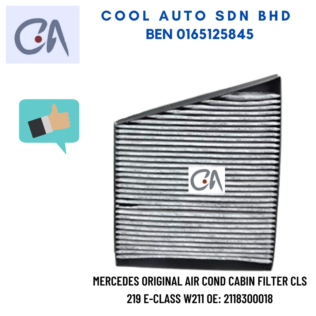 🔥READY STOCK 🔥MERCEDES ORIGINAL AIRCOND CABIN FILTER CLS 219 E-CLASS W211 OE: 211830001
