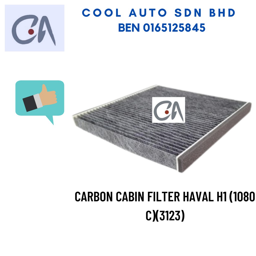 🔥READY STOCK 🔥CARBON CABIN FILTER HAVAL H1 (1080 C)(3123)