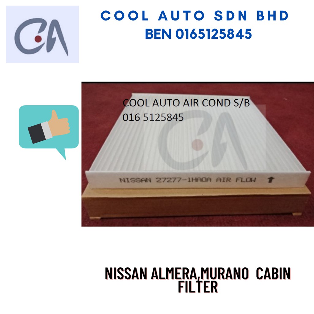 🔥READY STOCK 🔥NISSAN ALMERA MURANO CABIN FILTER