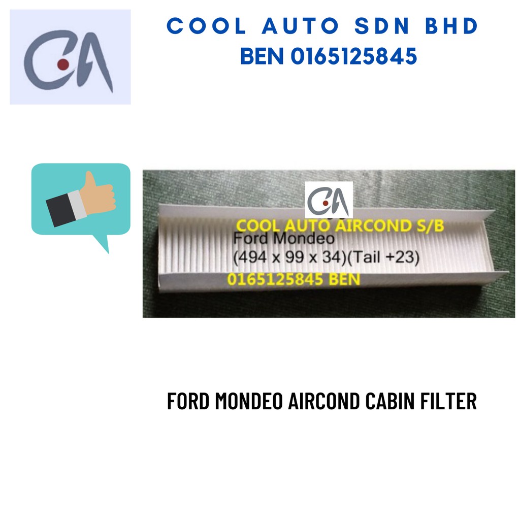 🔥READY STOCK 🔥 FORD MONDEO AIRCOND CABIN FILTER