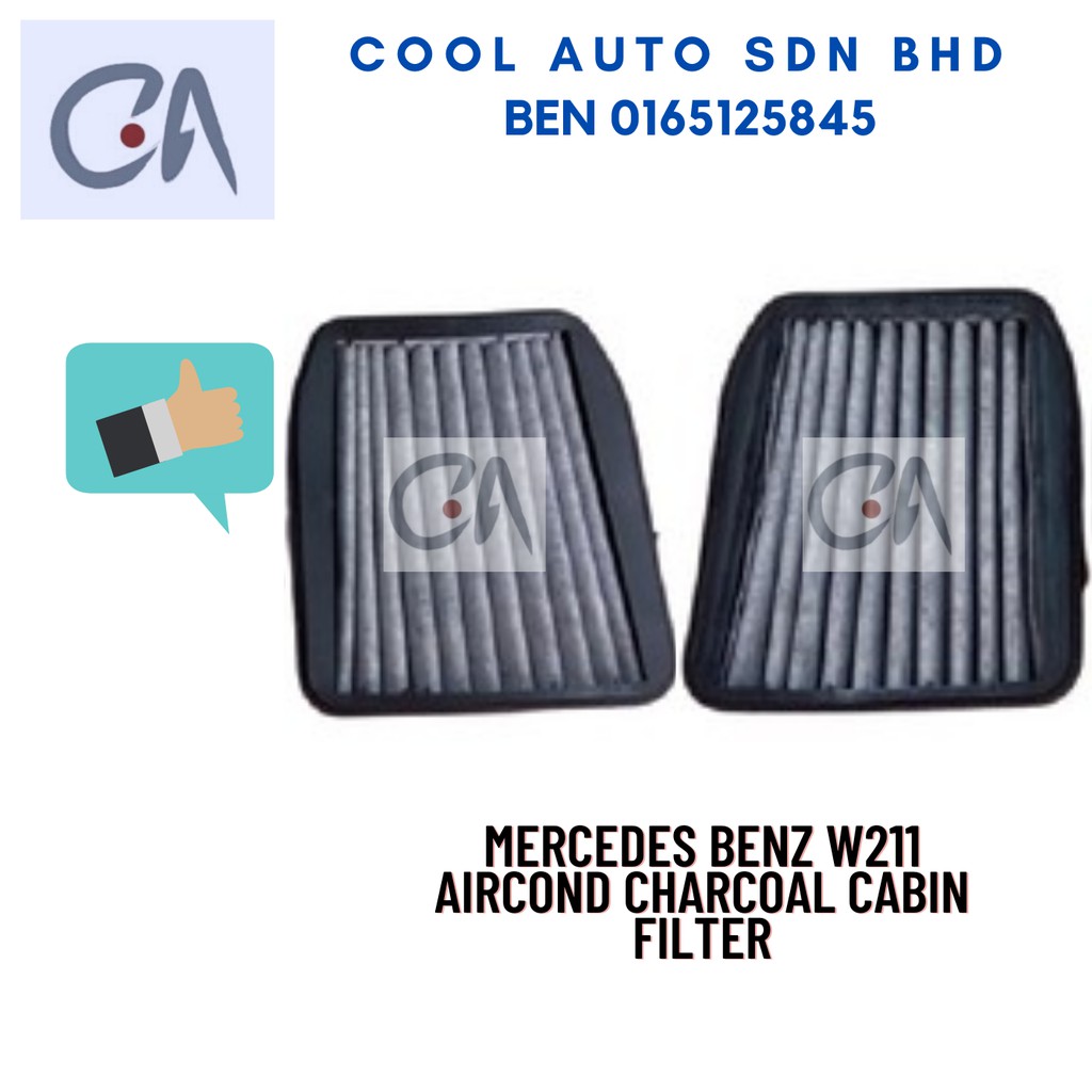 🔥READY STOCK 🔥MERCEDES BENZ W211 AIRCOND CHARCOAL CABIN FILTER