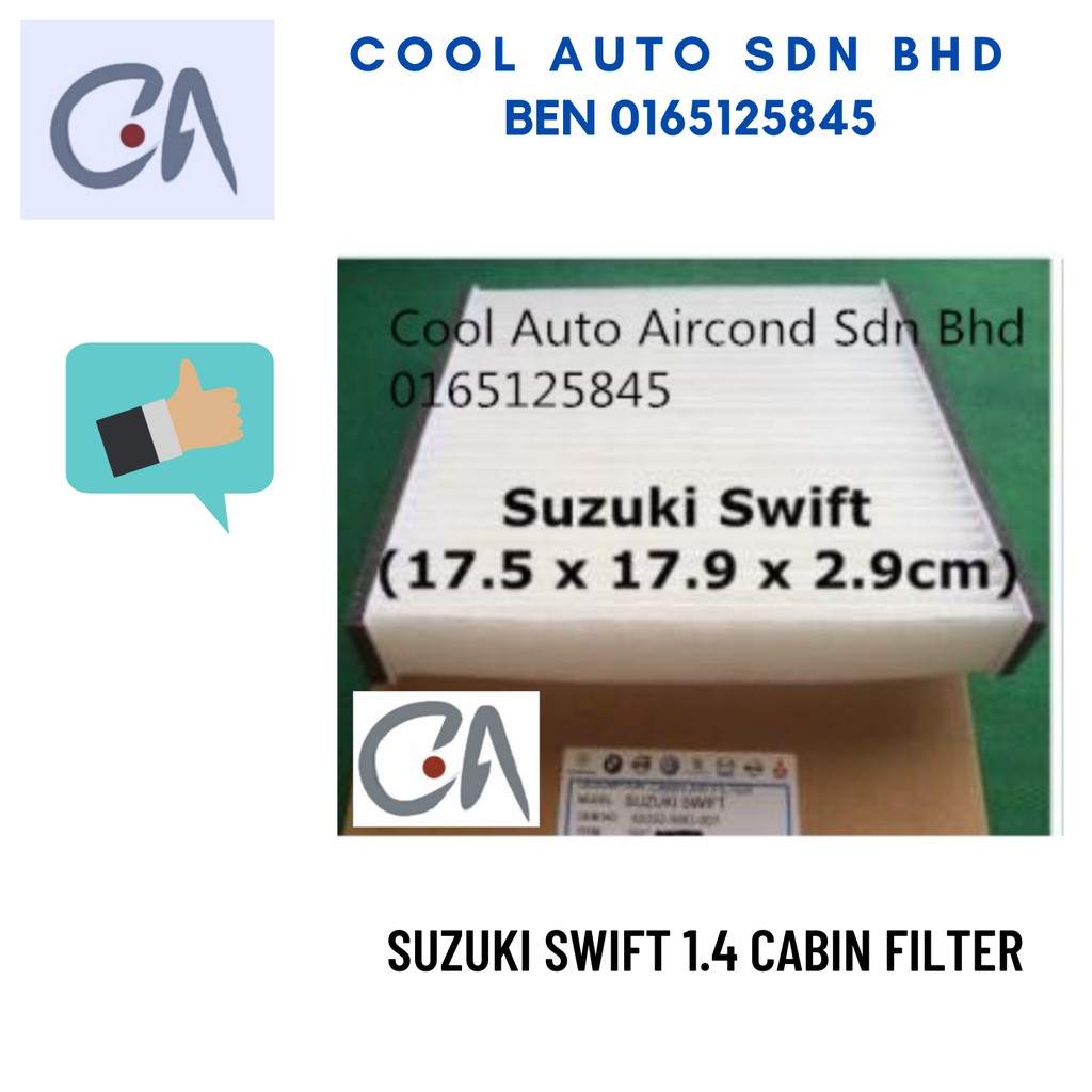 🔥READY STOCK 🔥SUZUKI SWIFT 1.4/1.5 CABIN FILTER/HONDA JAZZ CABIN FILTER