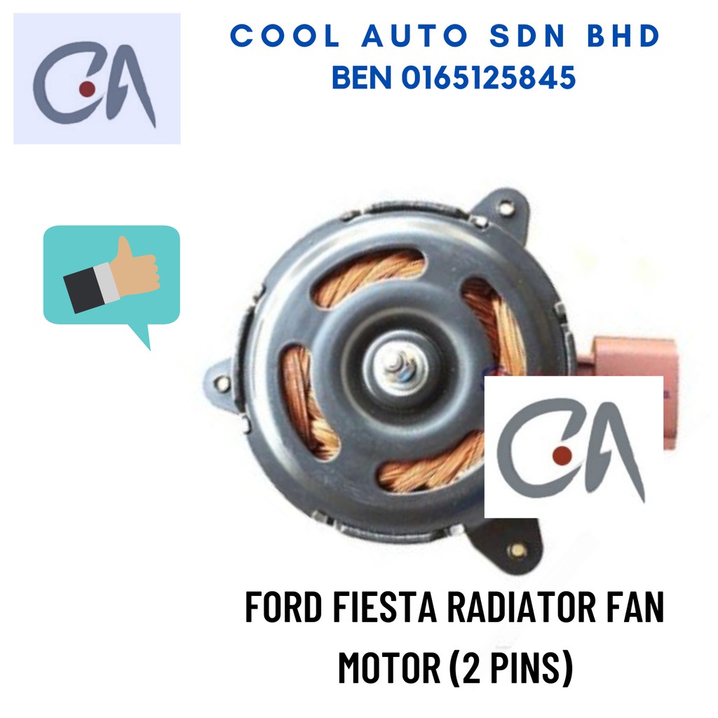 🔥READY STOCK 🔥FORD FIESTA RADIATOR FAN MOTOR (2 PINS)