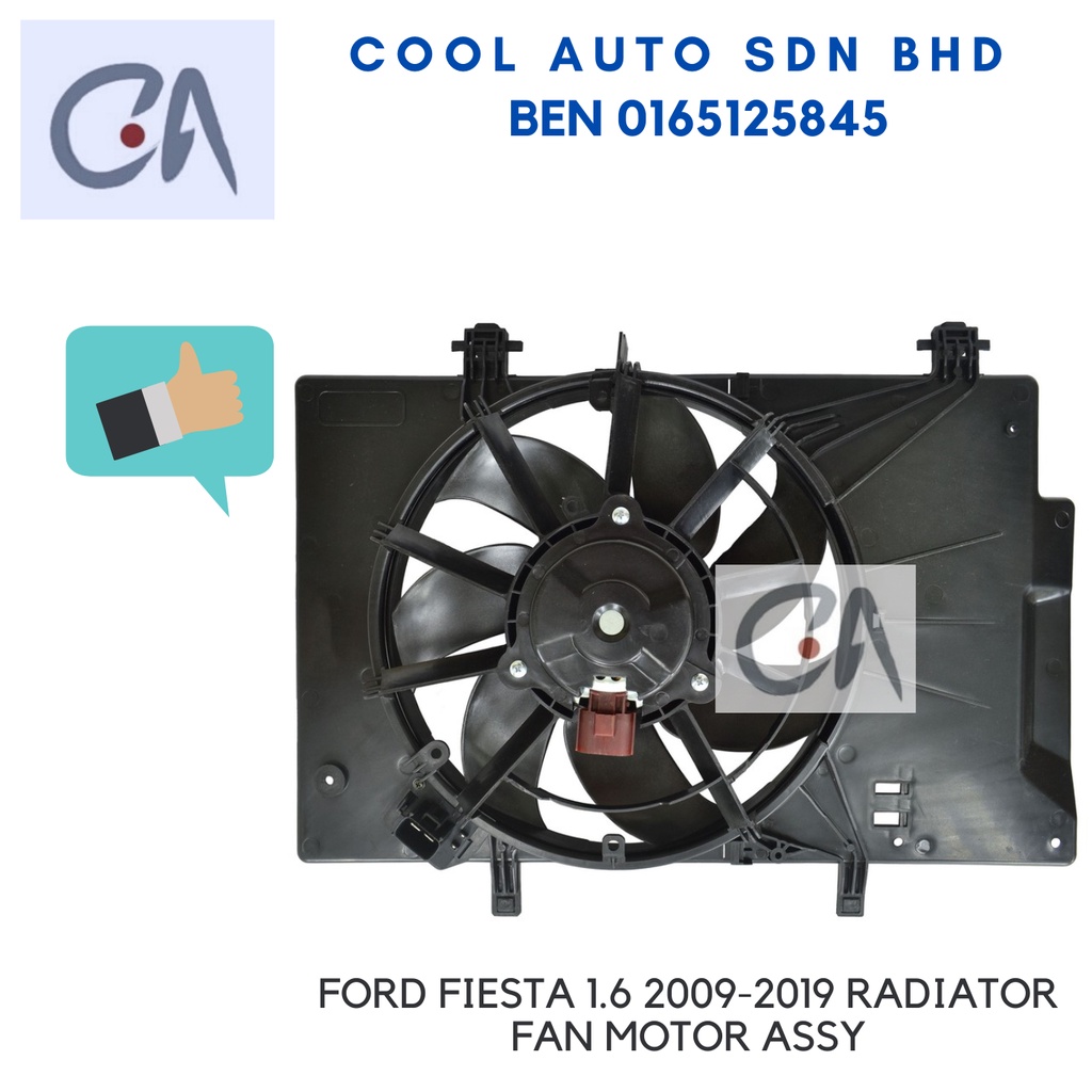 🔥READY STOCK 🔥FORD FIESTA 1.6 2009-2019 RADIATOR FAN MOTOR ASSY