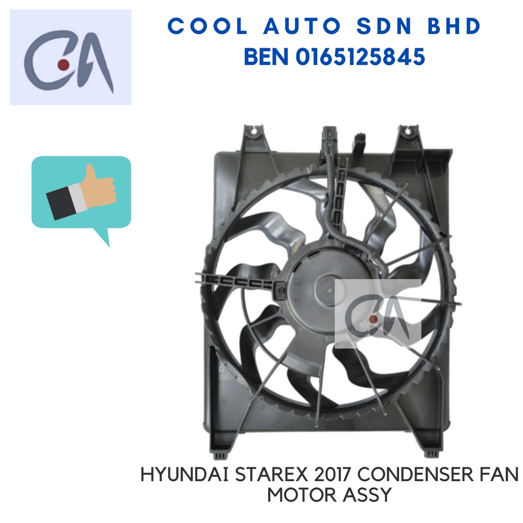 🔥READY STOCK 🔥HYUNDAI STAREX 2017 CONDENSER FAN MOTOR ASSY