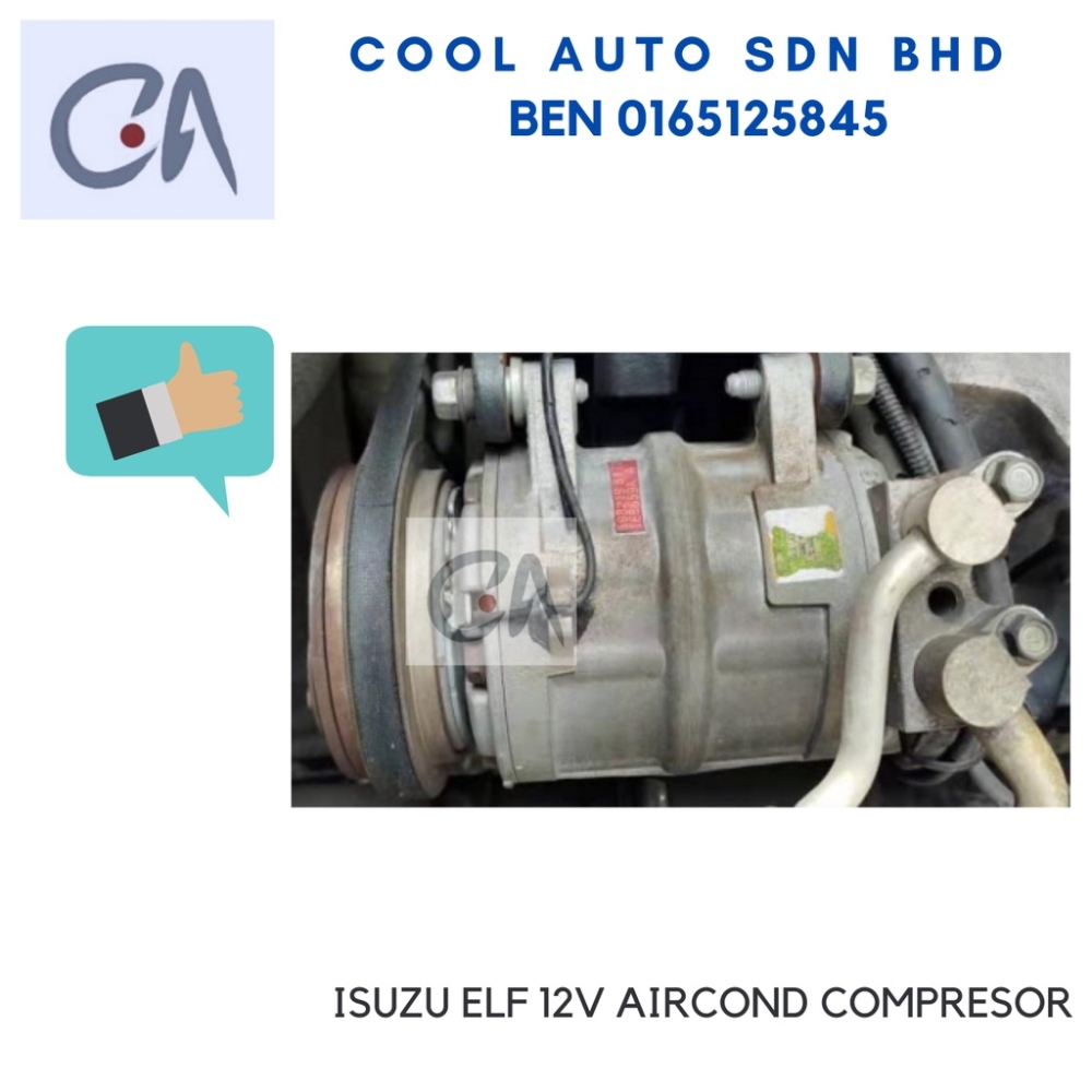 🔥READY STOCK 🔥ISUZU ELF 12V AIRCOND COMPRESOR