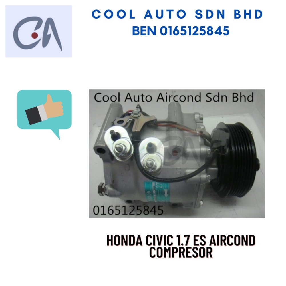 🔥READY STOCK 🔥HONDA CIVIC 1.7 ES AIRCOND COMPRESOR