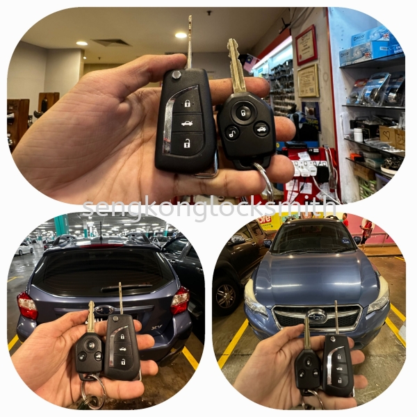 Copy Subaru XV 2015 car flip key remote control car remote Selangor, Malaysia, Kuala Lumpur (KL), Puchong Supplier, Suppliers, Supply, Supplies | Seng Kong Locksmith Enterprise