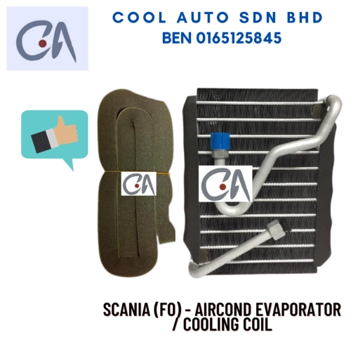 🔥READY STOCK 🔥SCANIA (FO) - AIRCOND EVAPORATOR / COOLING COIL - Cool Auto Aircond Sdn. Bhd.