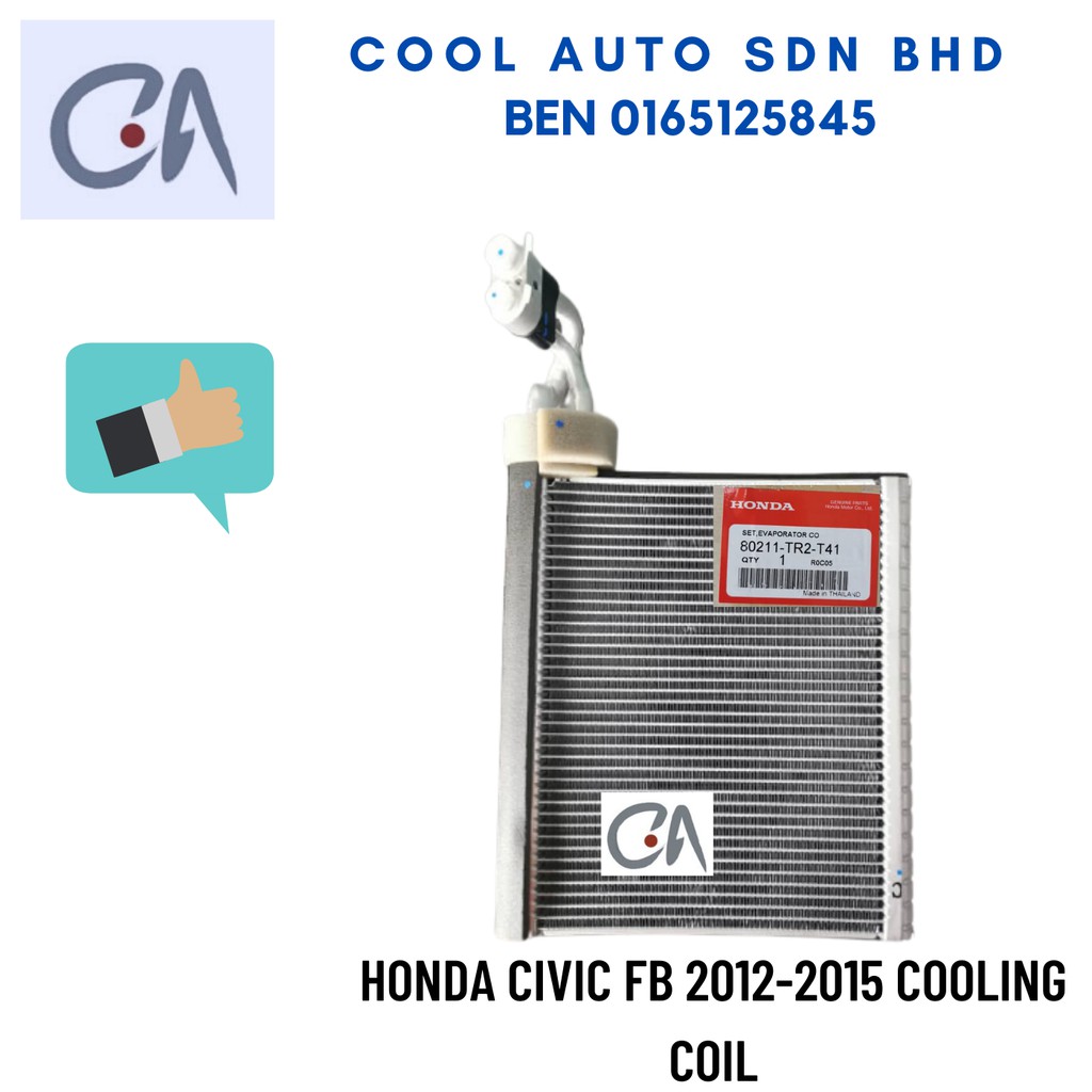 🔥READY STOCK 🔥HONDA CIVIC FB 2012-2015 COOLING COIL ORIGINAL (80211-TR2-T41)