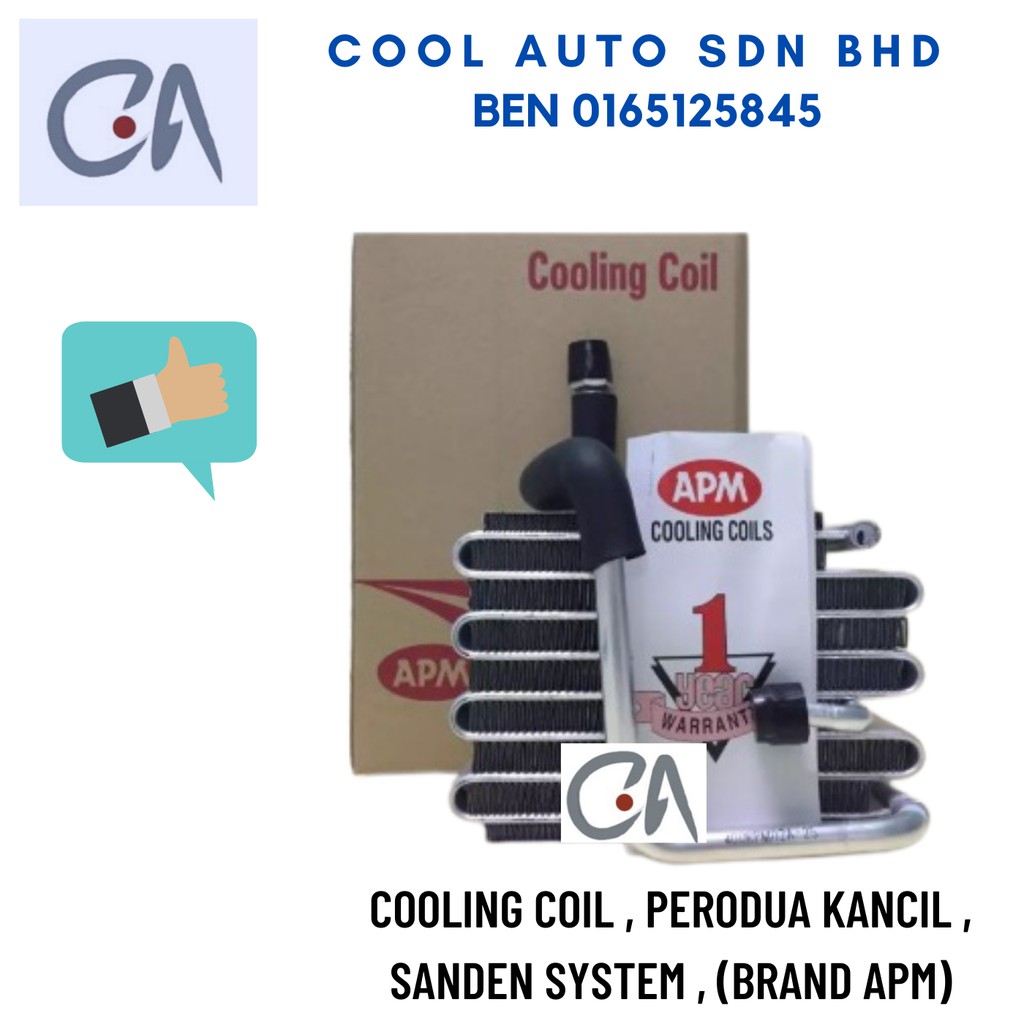 🔥READY STOCK 🔥COOLING COIL , PERODUA KANCIL , SANDEN SYSTEM , (BRAND APM)