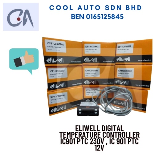 🔥READY STOCK 🔥ELIWELL DIGITAL TEMPERATURE CONTROLLER IC901 PTC 230V , IC 901 PTC 12V - Cool Auto Aircond Sdn. Bhd.