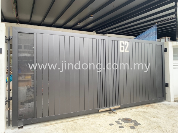  Stainless Steel Main Gate Johor Bahru (JB), Malaysia, Ulu Tiram Supplier, Suppliers, Supply, Supplies | Jin Dong Steel Works & Invisible Grille