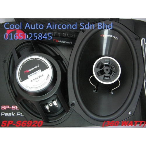 🔥READY STOCK 🔥AZUR 6X9 INCH 3 -WAY COAXIAL SPEAKER 360 RMS25W 70HZ-20KHZ 9.8OZ CAR AUDIO - Cool Auto Aircond Sdn. Bhd.