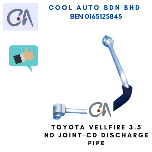 🔥READY STOCK 🔥TOYOTA VELLFIRE 3.5 ND JOINT-CD DISCHARGE PIPE  HS-3955.M - Cool Auto Aircond Sdn. Bhd.