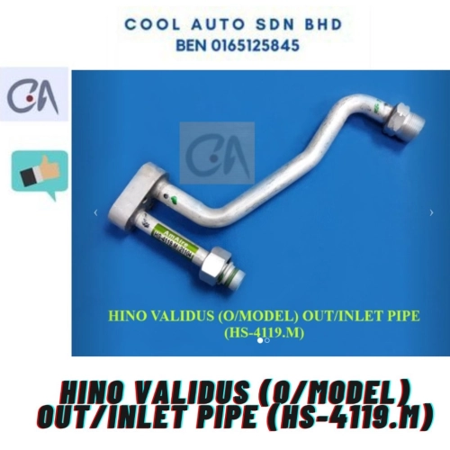 🔥READY STOCK 🔥hino validus (o/model) out in let pipe (hs-4119.m) - Cool Auto Aircond Sdn. Bhd.