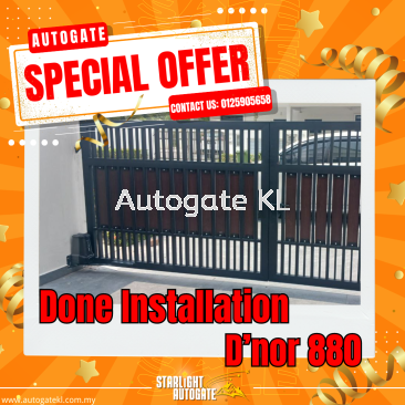 30 March 2024 AutoGate Offer Promo Auto Gate Model: D'nor 880, Skudai, Taman Universiti, Mutiara Rini, Taman Impian Emas, Bukit Indah, Setia Tropika, Taman Nusa Bestari