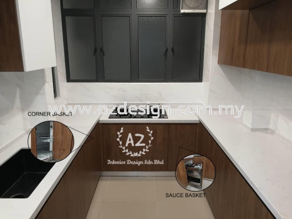  Kitchen Cabinet Selangor, Malaysia, Puchong, Kuala Lumpur (KL) Design, Services, Contractor | Az Interior Design Sdn Bhd