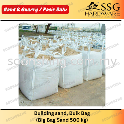 Building sand, Bulk Bag (Big Bag Sand 500 kg)