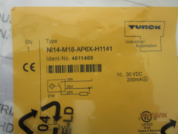 Ni13-M18-AP6X-H1141 Ni13M18AP6XH1141 TURCK Inductive Proximity Sensor Supply Malaysia Singapore Indonesia USA Thailand