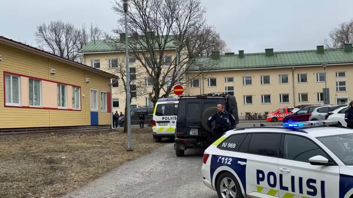 Finnish police: 3 minors injured in school shooting