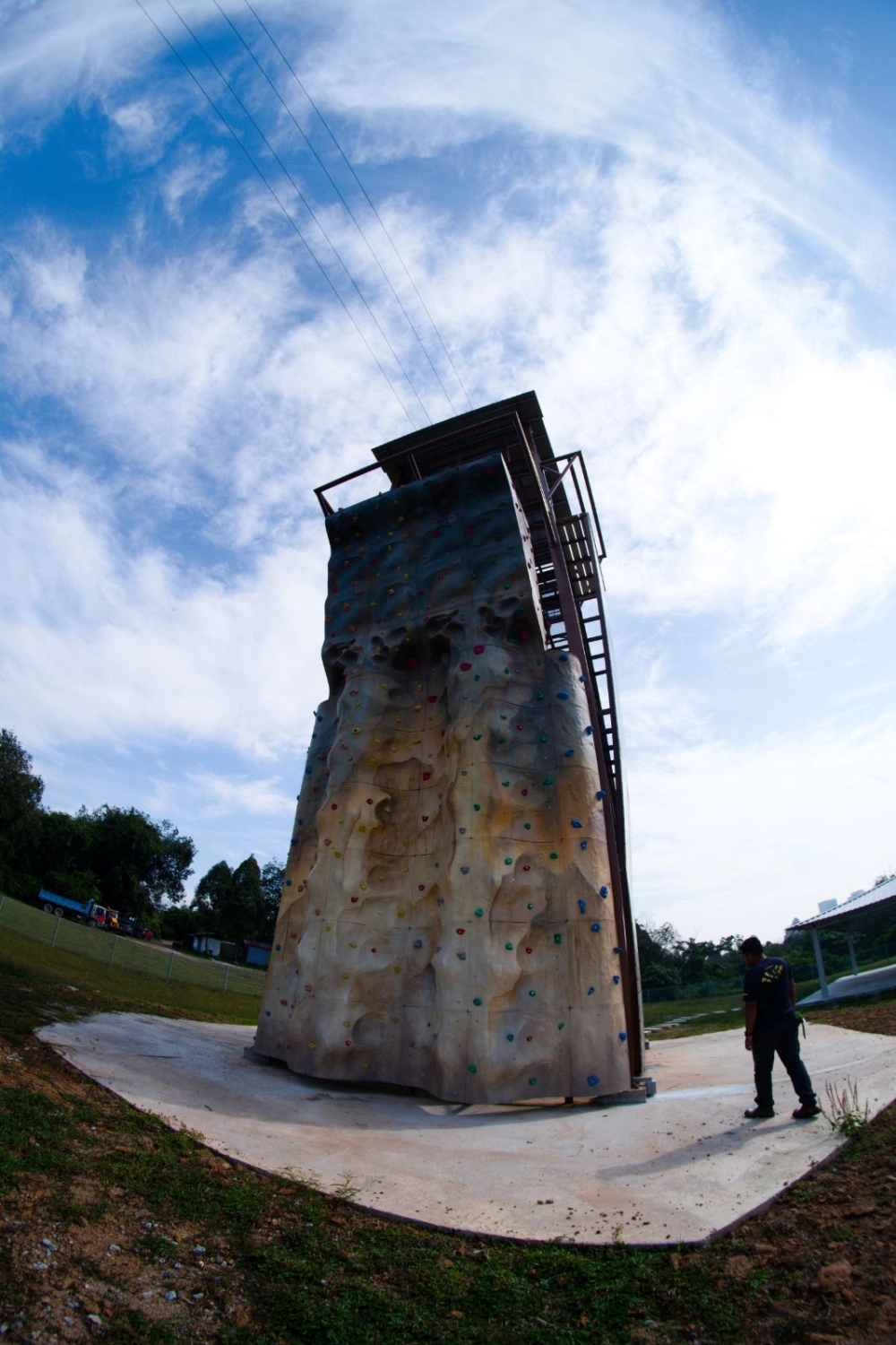 Multi-Purpose Adventure Tower ( Flying Fox, Free Fall, Abseiling/Rappelling, Climbing Wall. ) 