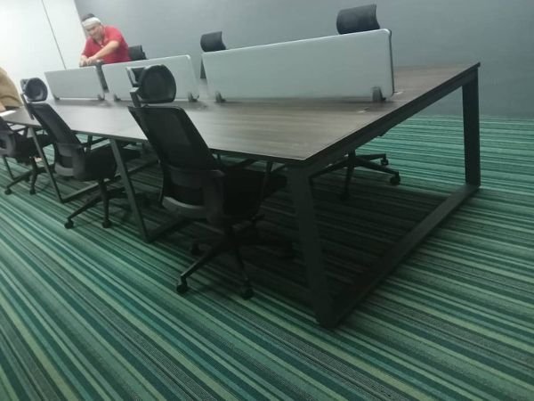 Office Furniture Seri Kembangan Office Workstation Table Cluster Of 4 Seater | Office Cubicle | Offi