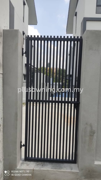 SWING GATE @JALAN BIRAI U8/54B, BUKIT JELUTONG, SHAH ALAM Gate Selangor, Malaysia, Kuala Lumpur (KL), Cheras Contractor, Service | Plus Awning & Iron Sdn Bhd