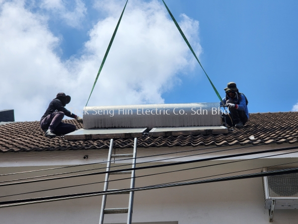 Taman Lapangan Hartamas, Ipoh DISMANTLE OLD SOLAR HOT WATER SYSTEM Perak, Malaysia, Ipoh Supplier, Suppliers, Supply, Supplies | Teck Seng Hin Electric Co. Sdn Bhd