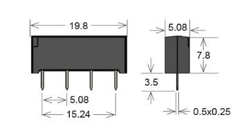 Standex SIL12-1A72-71QHR Series Reed Relay SIL Series Reed Relay Standex Singapore Distributor, Supplier, Supply, Supplies | Mobicon-Remote Electronic Pte Ltd