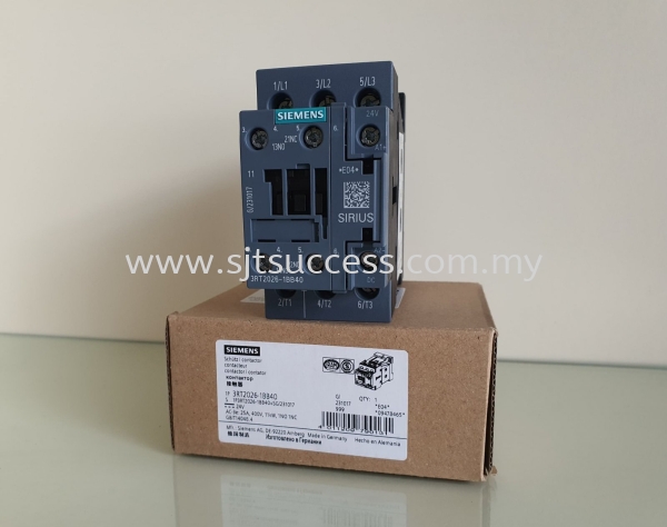 Siemens 3RT2026-1BB40 Power Contactor Malaysia SIEMENS LOW VOLTAGE SIEMENS Klang, Selangor, Kuala Lumpur (KL), Malaysia Industrial Electronic Machine, Factory Power Supplies, Manufacturing Automation Solution | SJT SUCCESS INDUSTRIAL AUTOMATION SDN. BHD.