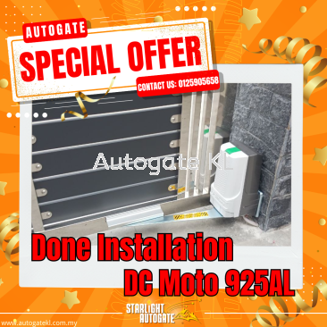 12 April 2024 AutoGate Offer Promotion Auto Gate, Model: DC Moto 925AL, Rawang, Bukit Beruntung, Bukit Rawang Jaya, Bandar Tasik Puteri,Bukit Sentosa,  Kundang Jaya, Desa Puteri, Kundang