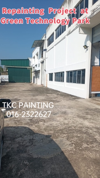 #Repainting factory Project at #Green Technology Park #Repainting factory Project at #Green Technology Park Painting Service  Negeri Sembilan, Port Dickson, Malaysia Service | TKC Painting Seremban Negeri Sembilan