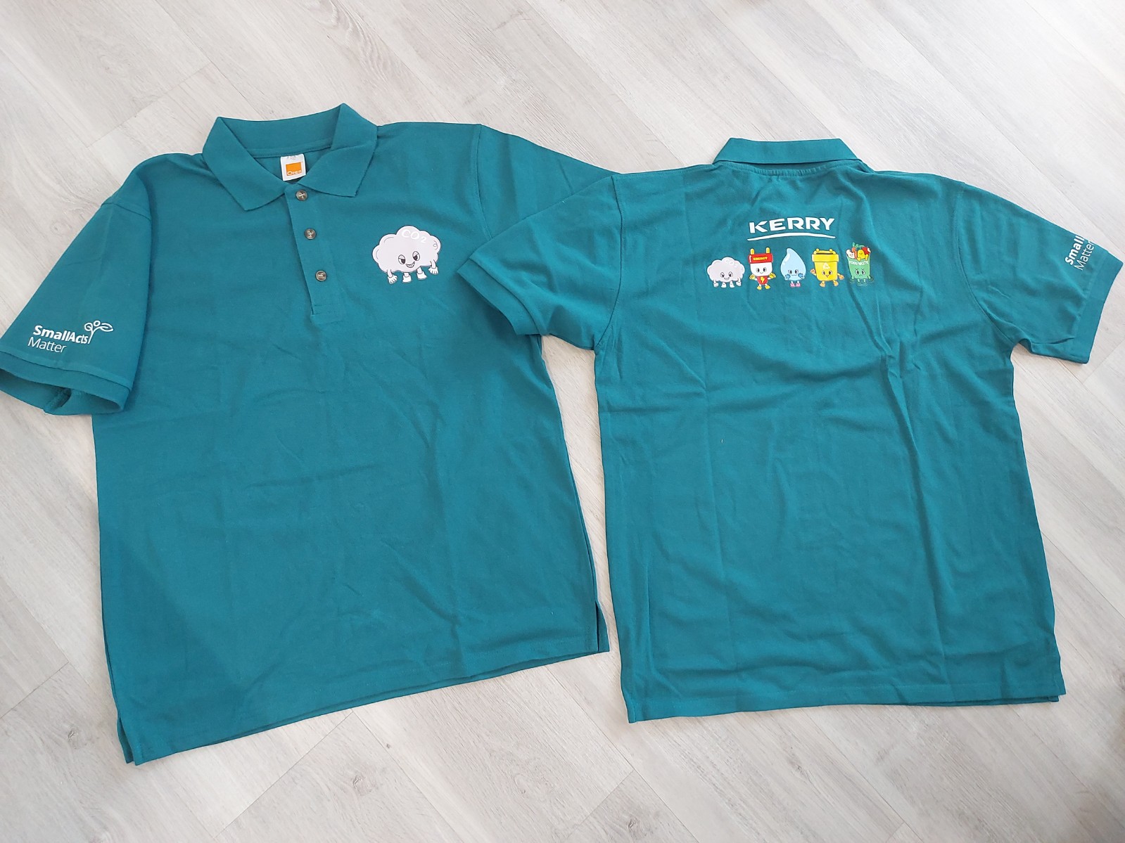 CVC Honeycomb Short Sleeve Polo Shirt HD Print Logo