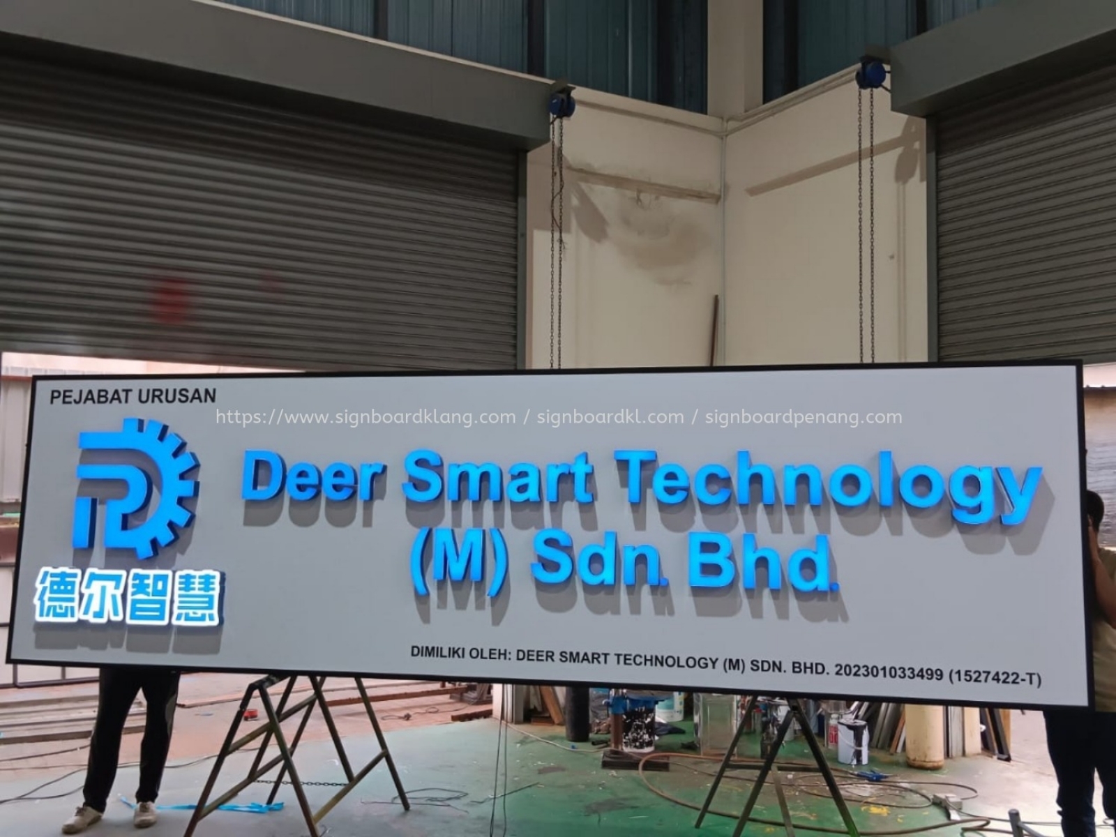 3D LED CHANNEL BOX UP LETTERING SIGNAGE SIGMBOARD AT AMPANG / KUALA ...