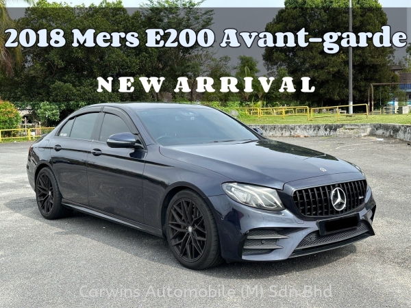 2018 Mercedes-Benz E200 Avant-garde Mercedes Benz E-class  Mercedes Benz Model Johor Bahru (JB), Malaysia, Skudai Dealer, Supplier, Supply Supplies | Carwins Automobile (M) Sdn Bhd