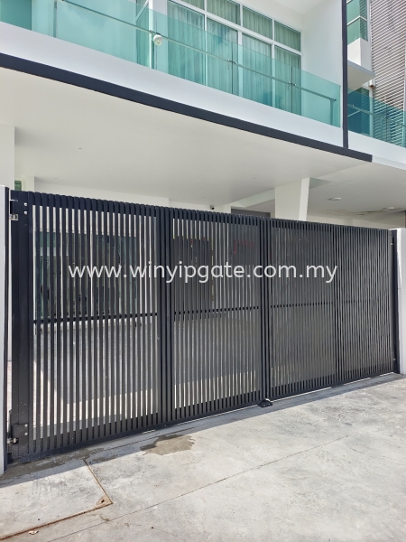  fully aluminium trackless gate Main Gate Selangor, Malaysia, Balakong, Kuala Lumpur (KL) Service, Supplier, Supply, Installation | Win Yip Gate & Roof Sdn Bhd