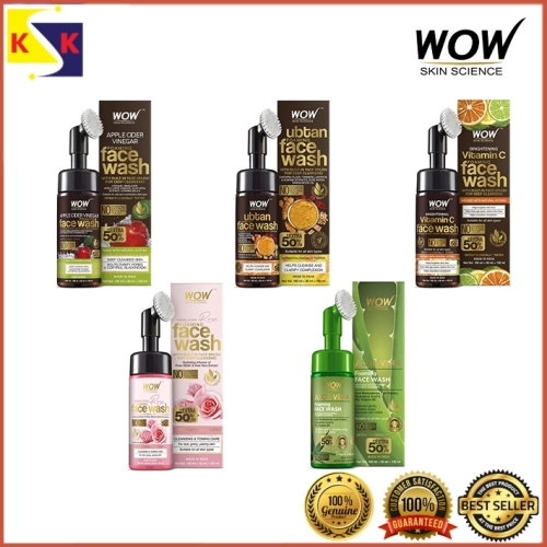 Wow Skin Science Face Wash with Brush 150ml - KSK WIN HOLDINGS SDN BHD