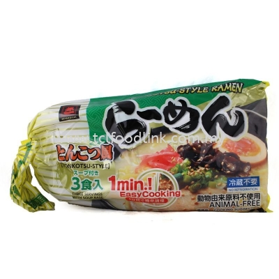 MIYAKOICHI LL RAMEN TONKOTSU(206G X 3P) 618G(CHILLED)